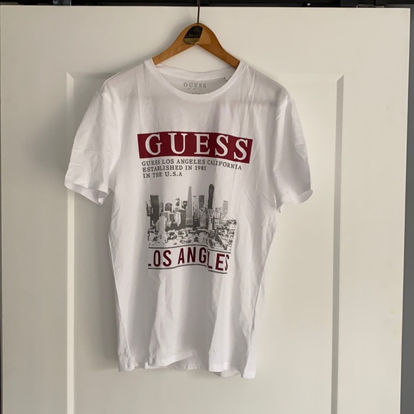 Guess | Men’s crew neck T-shirt | white - Picture 1 of 2